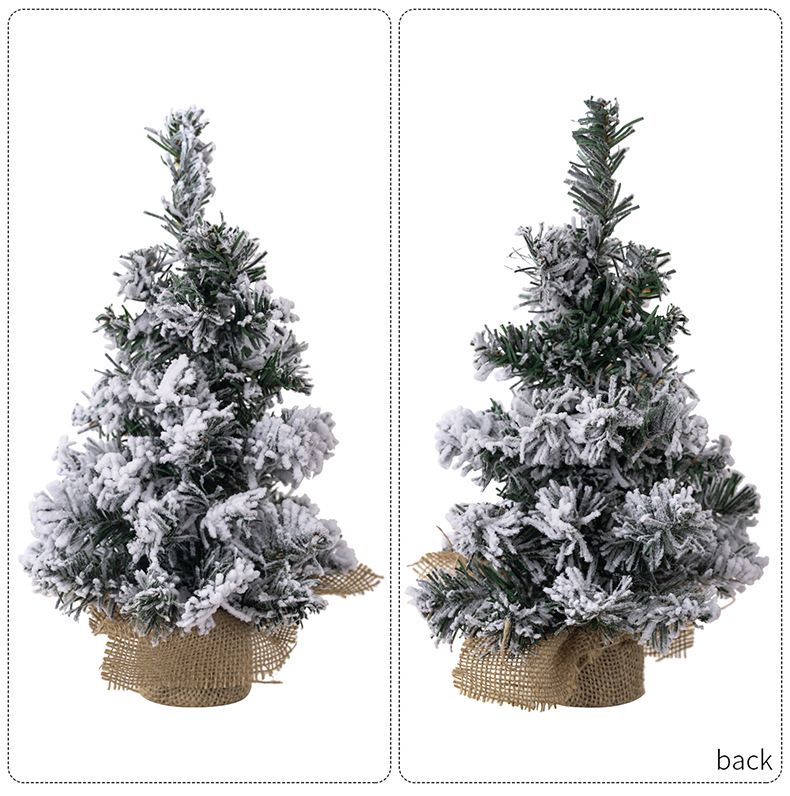 Christmas decorations Creative Christmas Tree Mini tree Tabletop decoration Christmas snow spray tree_autovado.com