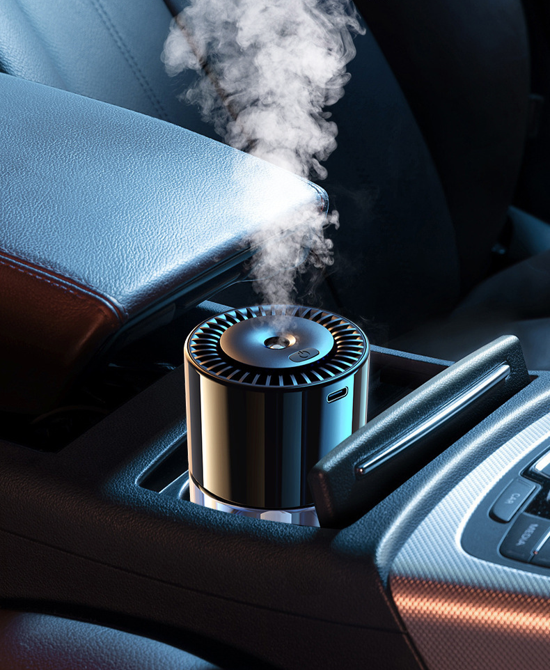 Car aromatherapy Machine car intelligent star ceiling lamp car perfume atomization humidifier automatic deodorant spray_autovado.com