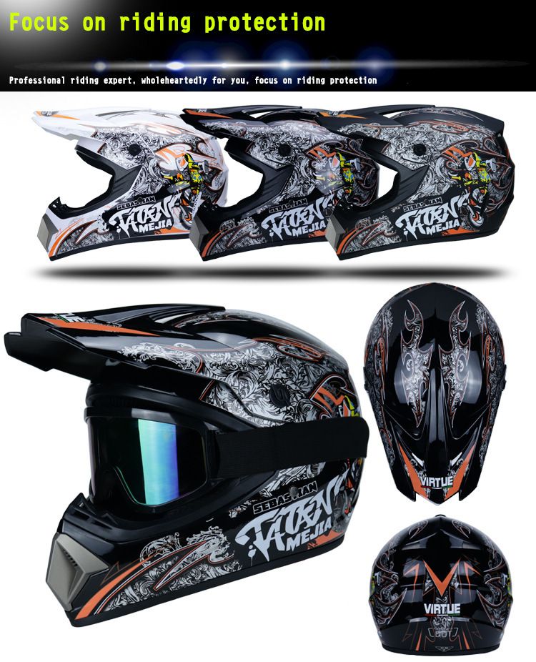 Off-road helmet Men's Four Seasons hat Road Teen version Adult Kart helmet off-road vehicle helmet_autovado.com