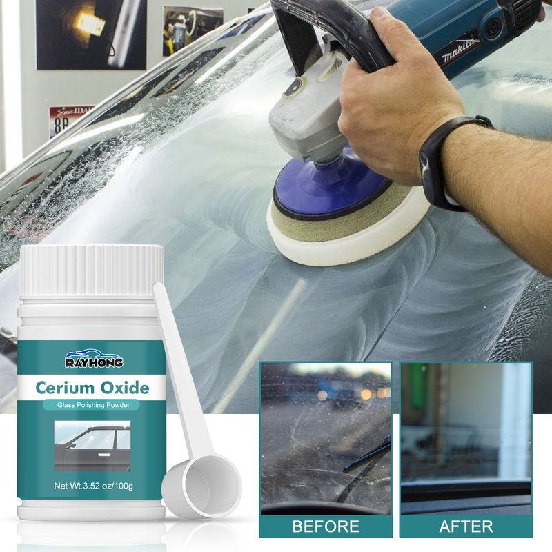 Glass Scratch Cleaning Powder To Remove Car Scratch Windshield Fog To Oil Cleaning Powder_autovado.com