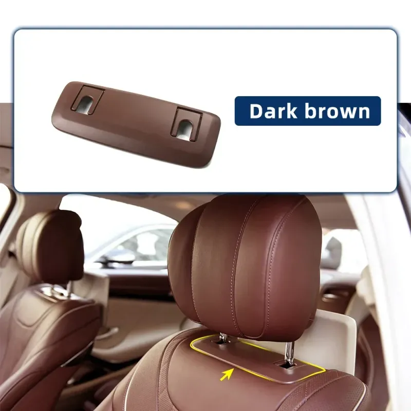 Front Left Right Clamp Headrest Car Seat Backrest Cover For Mercedes Benz S-Class W222 2014-2020_autovado.com