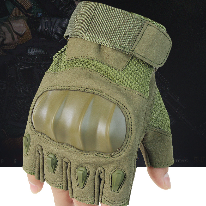 Outdoor riding motorcycle gloves training mountain fitness sports anti-slip protective tactical gloves_autovado.com
