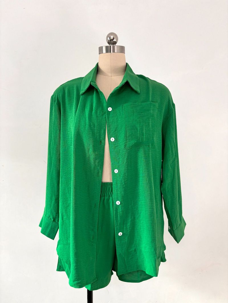 Women's Clothing ladies long-sleeved shorts loose casual women's clothing two-piece suit_autovado.com