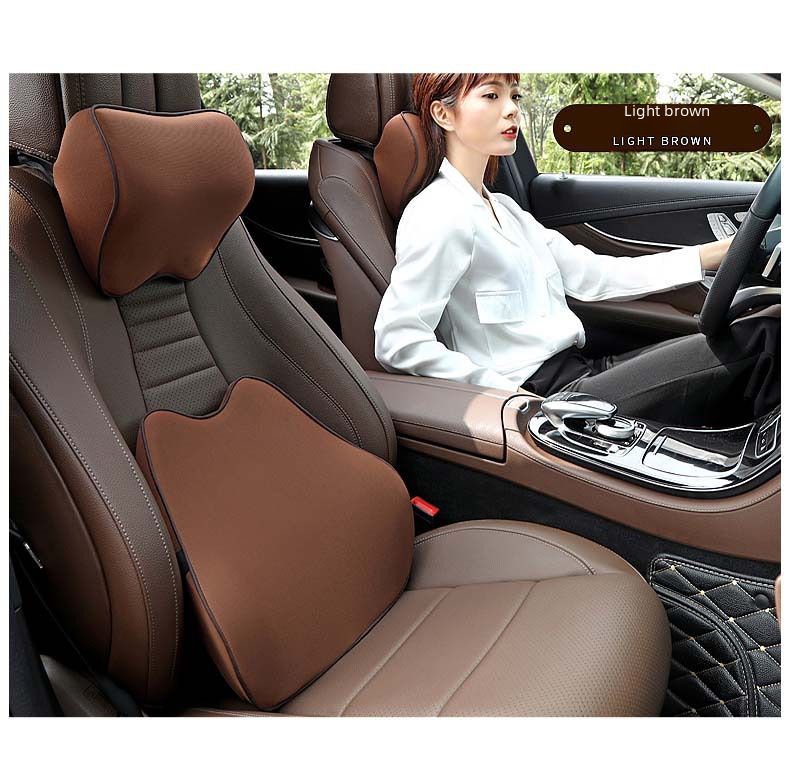Manufacturers first-hand supply car headrest pillow neck pillow car memory cotton cervical pillow interior supplies wholesale_autovado.com