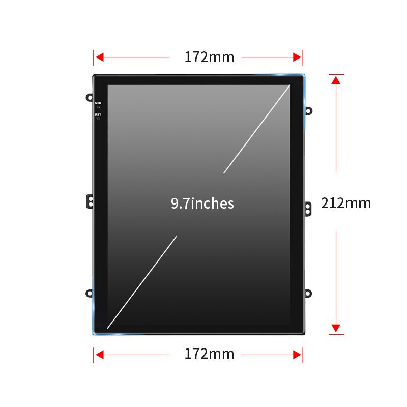 Vertical screen host navigation 9.7 inch HD Android system frame host car GPS_autovado.com