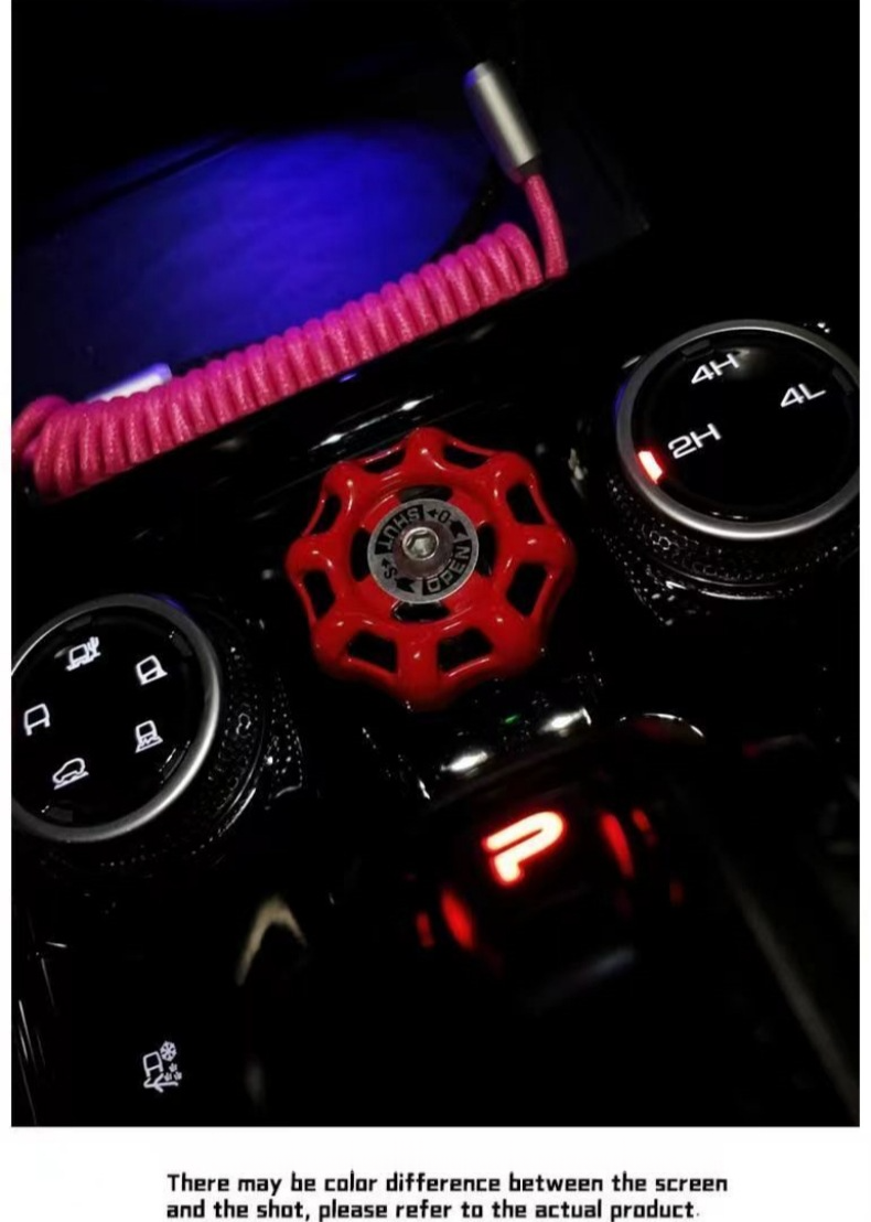 New Industrial Valve Decoration, Popular Trend, Central Control Rotation, One Click Start Button, Personalized Car_autovado.com