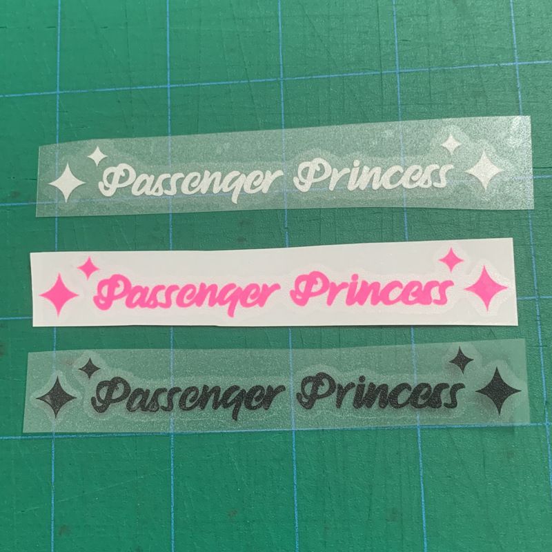 car stickers passenger princess personality car stickers rearview mirror decoration reflective stickers_autovado.com