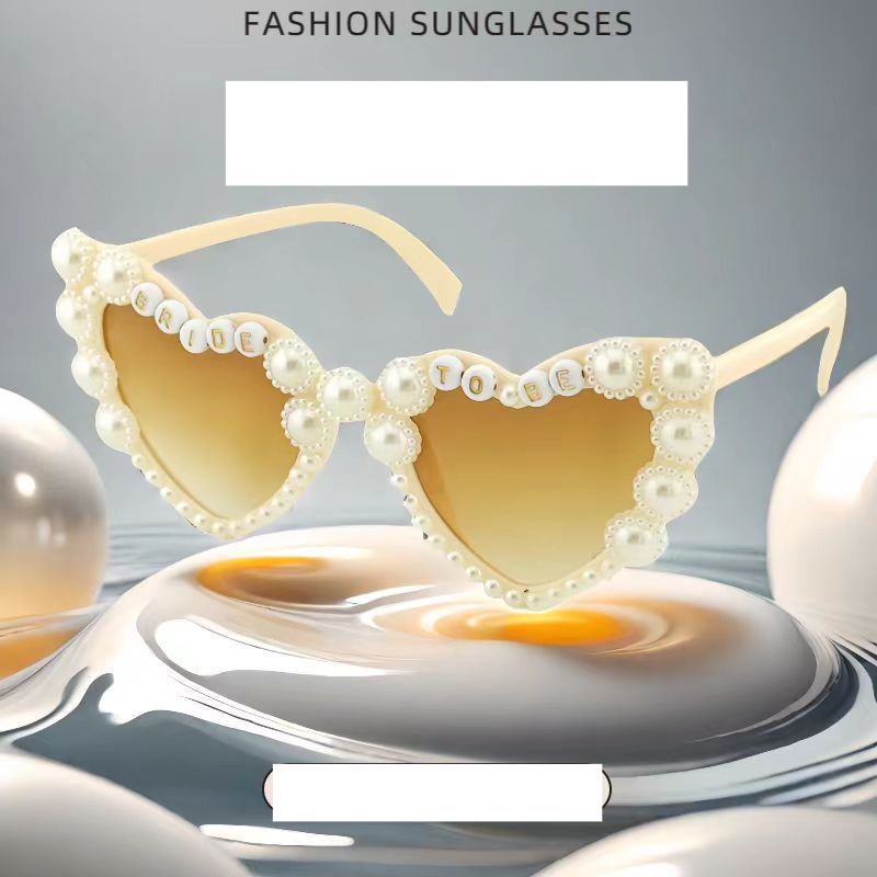 Unisex wedding sunglasses snowflake love sunglasses men summer sun protection party glasses_autovado.com