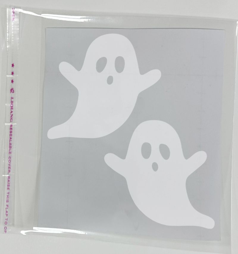 Ghostly Funny Halloween Decoration Car Rearview Mirror Window Wall Home Sticker_autovado.com