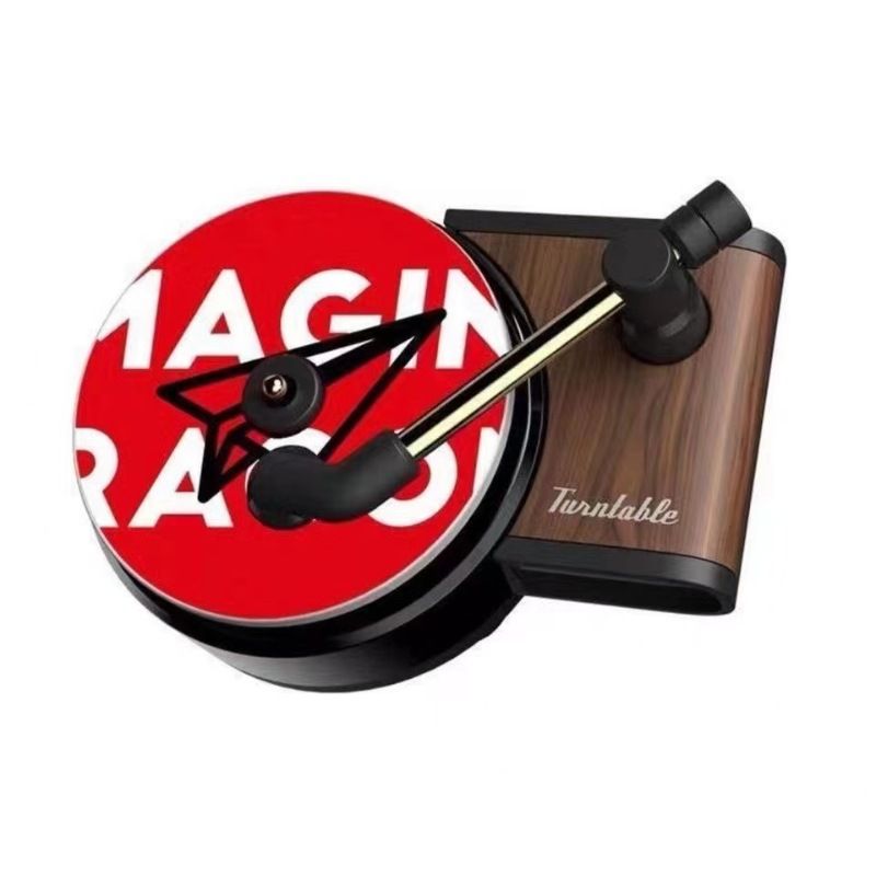 Jay Chou Retro Car Record Machine Aromatherapy Car Air Outlet Rotary Balm Film Cross-border Car Interior Decoration Ornaments_autovado.com