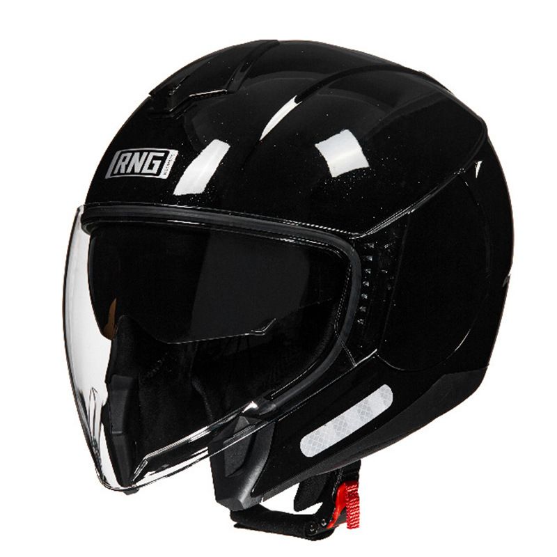 3C Certified Motorcycle Bluetooth Helmet - Lightweight ABS 3/4 Half Helmet For Men & Women, Multi-Color Options With UV-Protective Visors_autovado.com