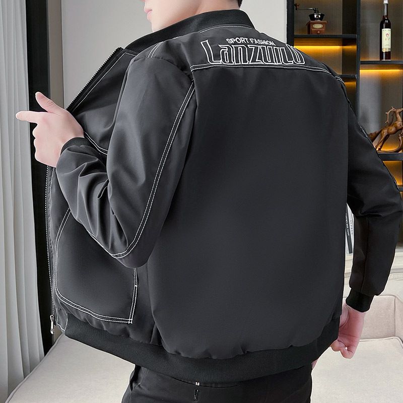 Men's jackets for spring and autumn, new Korean casual plus size, youth men's jackets, baseball jackets, men's tops, trendy_autovado.com