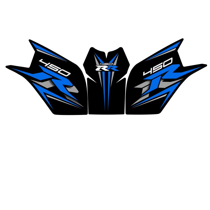 Suitable For Kaiyue 450RR Fuel Tank Wear And Anti Slip Fishbone Protective Sticker, Decorative Decal Print, Modified_autovado.com