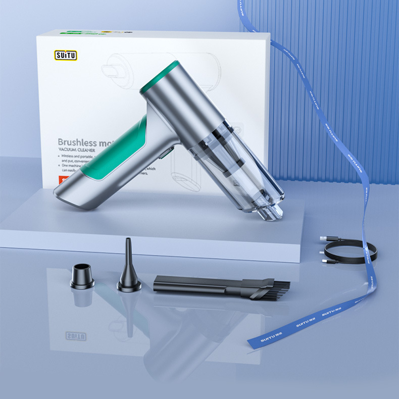 ACZT Dual-Purpose Wireless Car Vacuum - Brushless High Power For Home & Auto_autovado.com