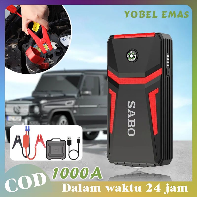 Power Bank 1000mAh Jumper Car Battery Jump Starter_autovado.com