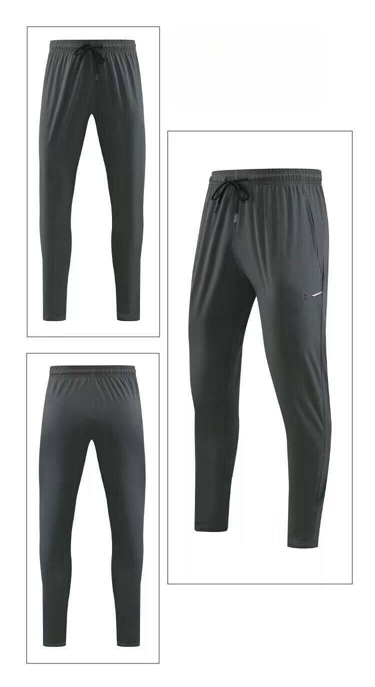 Men's Clothing Sports Trousers Thin Loose Casual Trousers Running Fitness Training Outdoor Quick-Drying Trousers_autovado.com