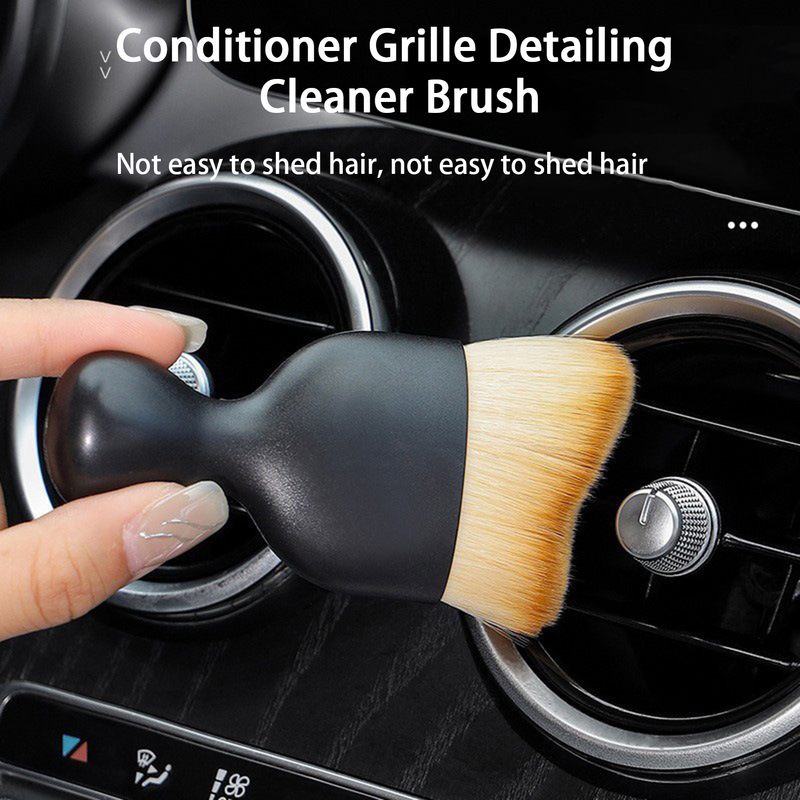 Yuanmheng Air Outlet Brush Car Crevice Dust Removal Air Conditioner Brush Car Interior Cleaning Tool_autovado.com