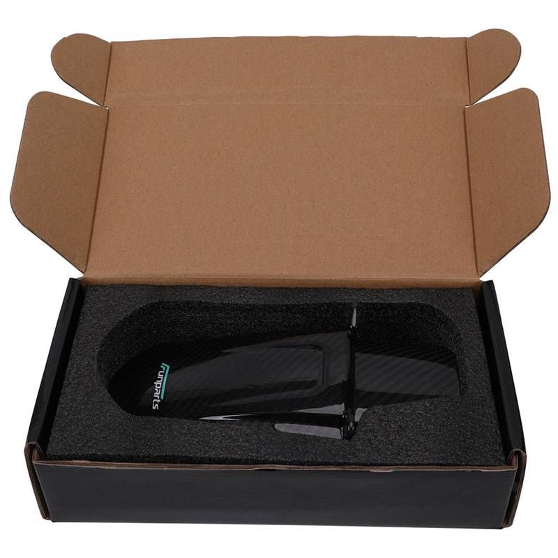 Carbon Fiber Rear Shock Mudguard For Electric Motorcycles - Lightweight & Durable Fender Protector, Universal Fit For Custom Bike Modifications_autovado.com