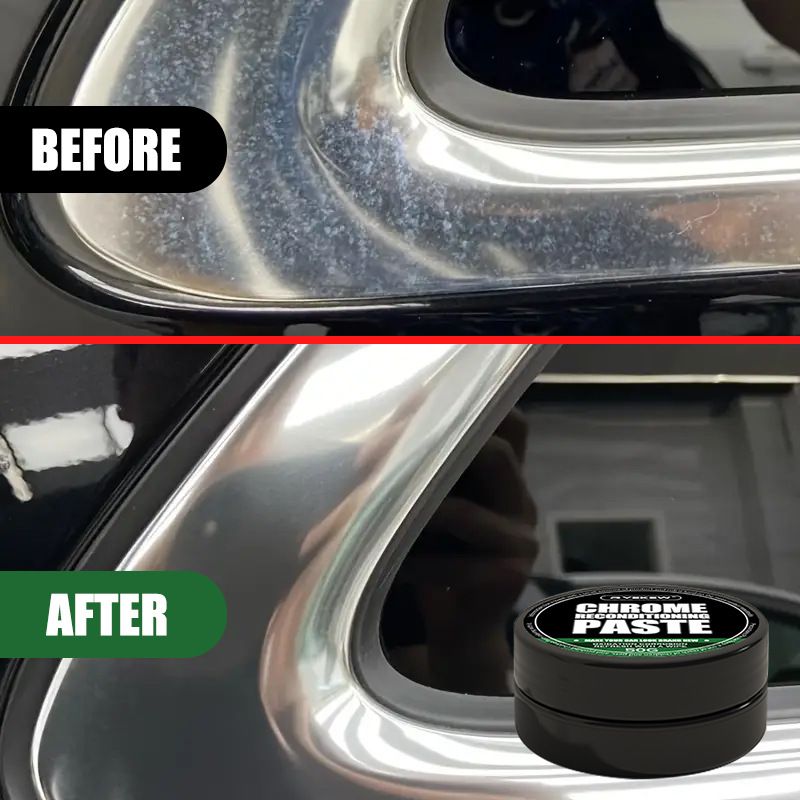 Ryekew Car Door And Window Metal Polishing Bright Strip Paste Chrome Parts Repair Refurbishment Agent_autovado.com