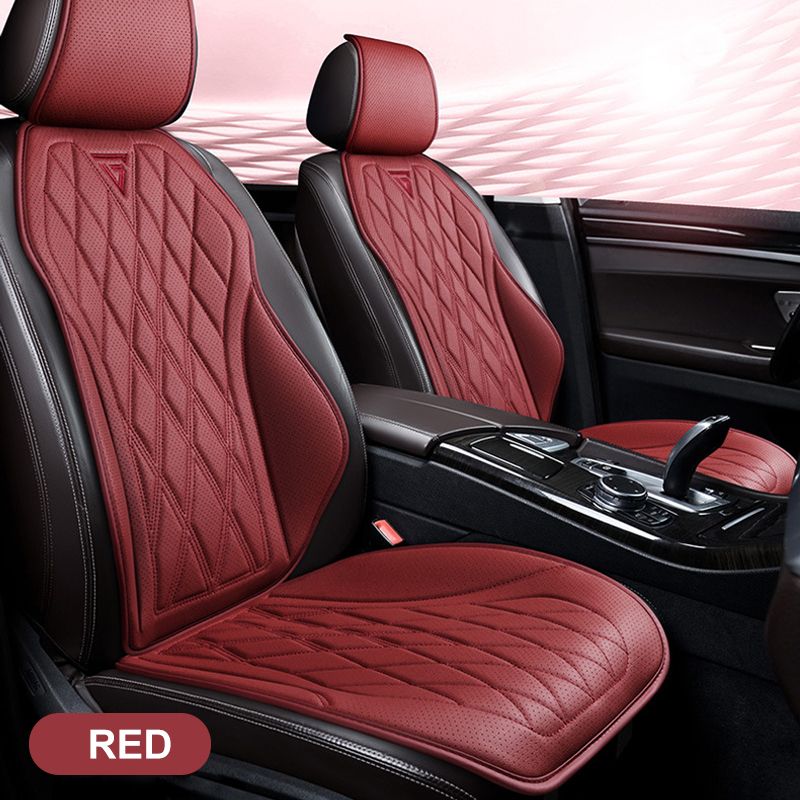 Universal Cushion Nappa Leather Breathable Covers Comfortable Four Seasons Auto Seat Protector Car Chair Pads_autovado.com