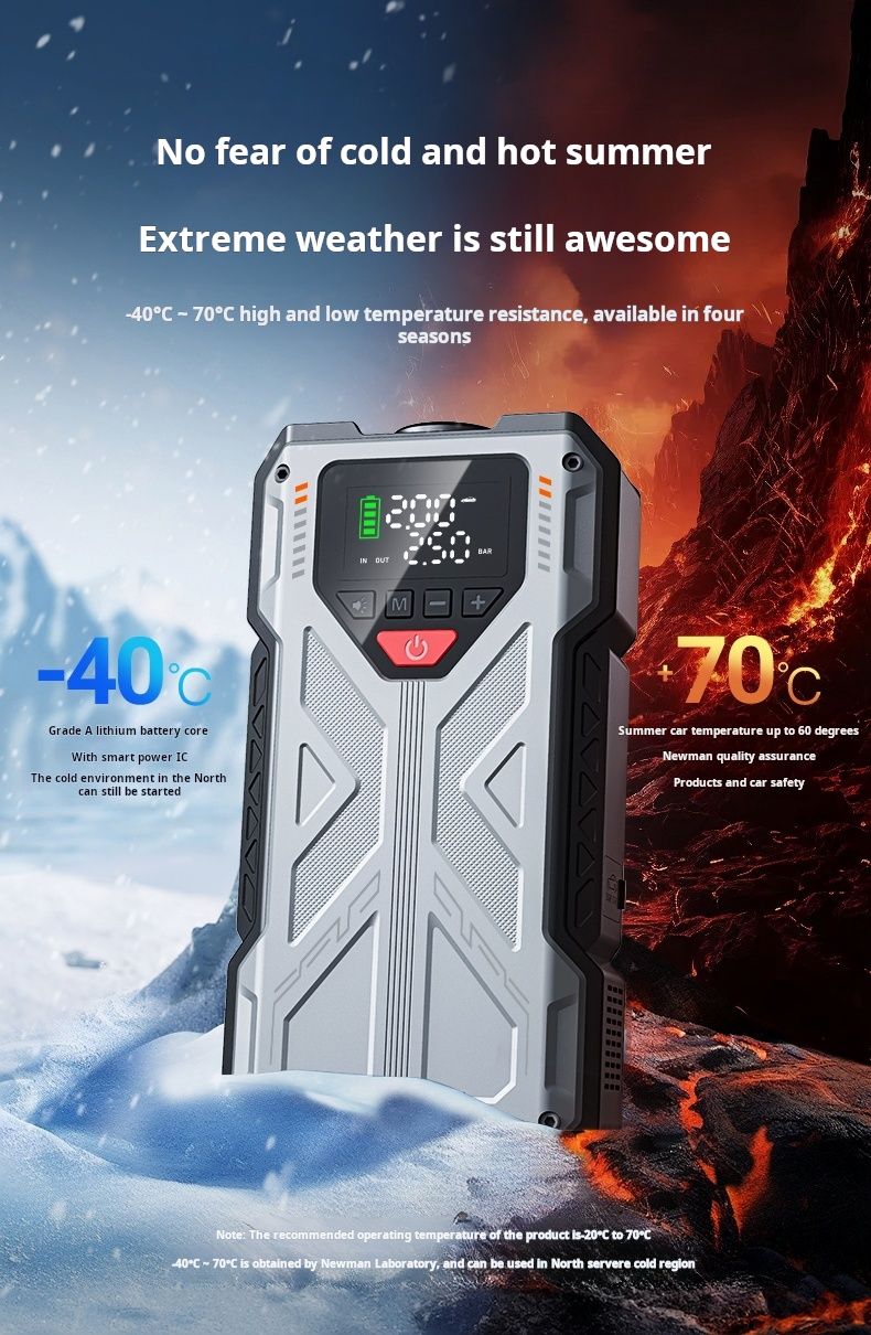 Newsmy/Newman H5 Emergency Start Power Inflator Pump Integrated 8000mAH_autovado.com