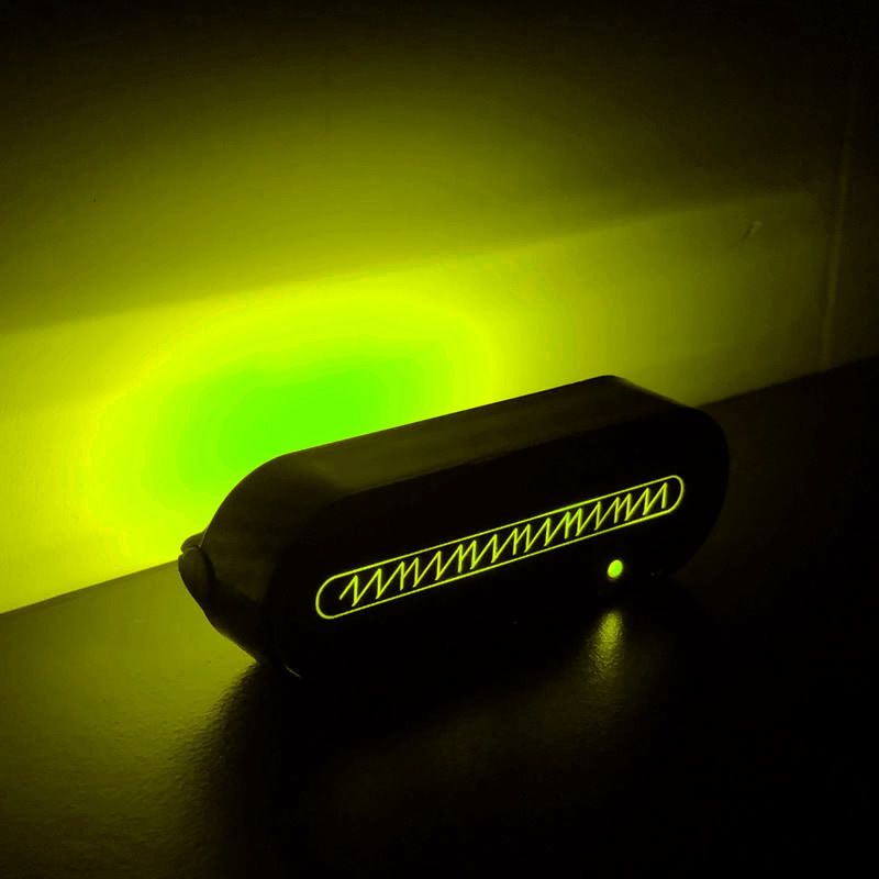 LED Car Aromatherapy Vent Ambient Light, Monochrome Seven Color Pattern Can Be Changed, Built-in Battery Charging,_autovado.com