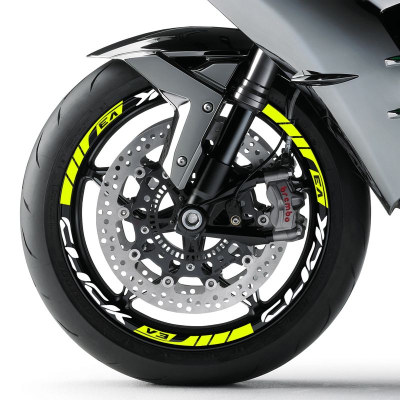 Suitable For Honda Click Series V2/V3 Waterproof Reflective Wheel Stickers, Modified Motorcycle Personalized Decoration_autovado.com