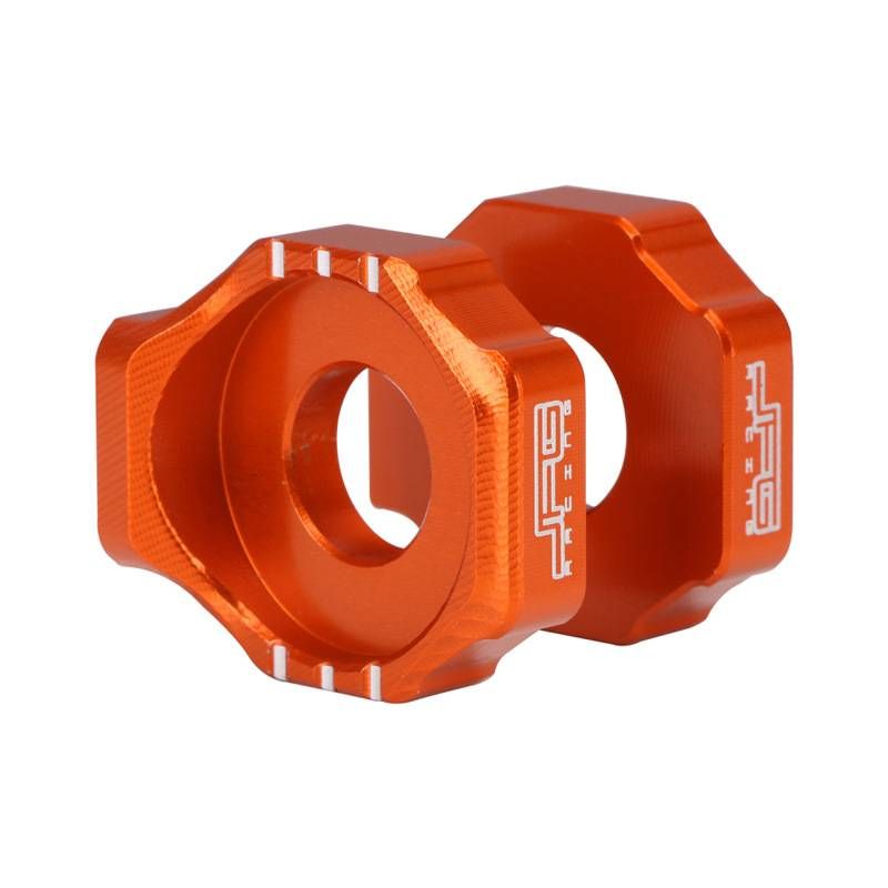 Universal Motorcycle Chain Adjuster - Heavy-Duty Rear Wheel Alignment Tool For Dirt Bikes & Off-Road Motorcycles (Red/Blue/Black)_autovado.com