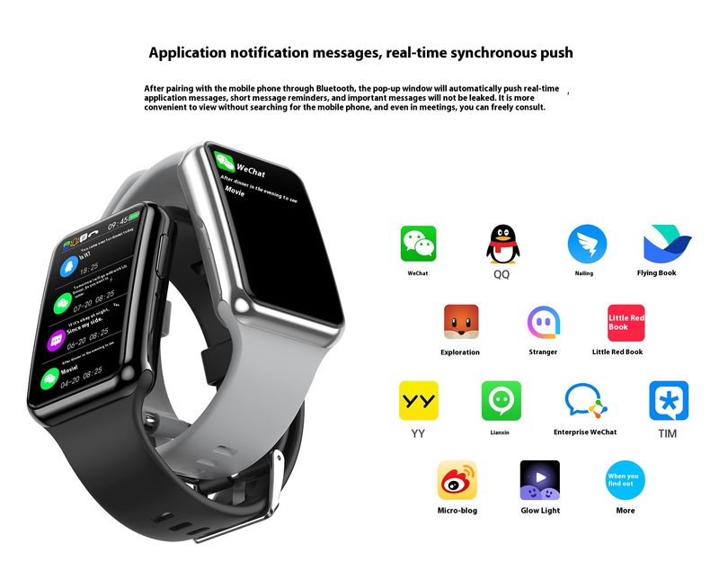 C6 Smart Wristband 1.47-inch Waterproof Heart Rate and Blood Pressure Measurement, Call Reminder, Bluetooth Call, Sports Watch_autovado.com