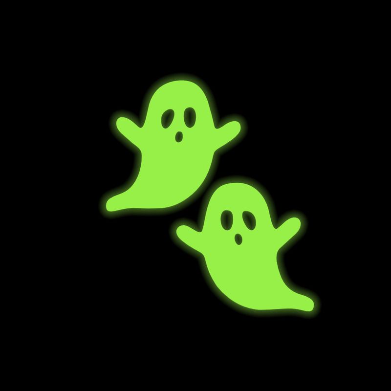 Ghostly Funny Halloween Decoration Car Rearview Mirror Window Wall Home Sticker_autovado.com