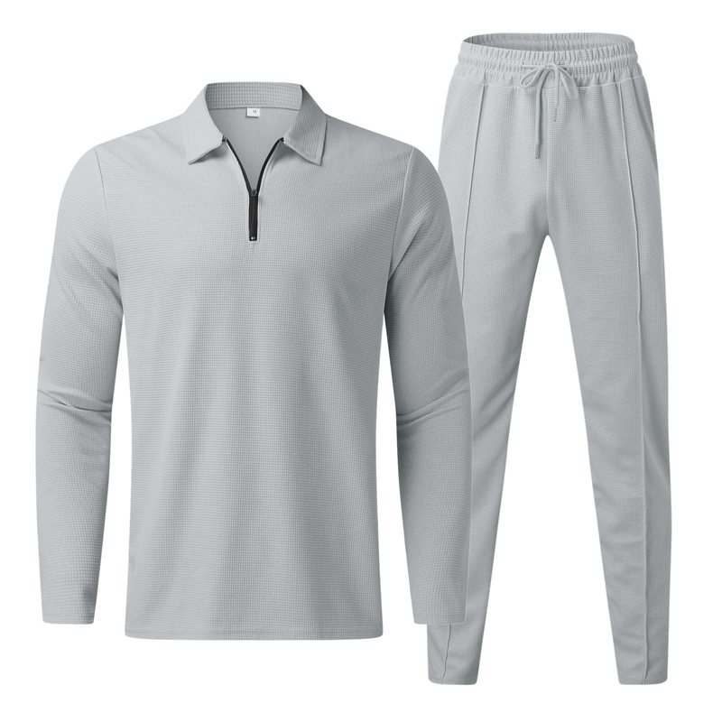 Men's long-sleeved pants two-piece sportswear suit for men_autovado.com