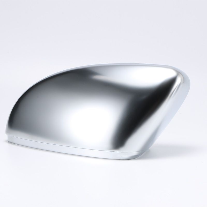 Pair Silver Matte Chrome Side Mirror Caps for VW Scirocco MK3 Passat B7 CC Beetle Jetta MK6 cover replace auto door wing_autovado.com