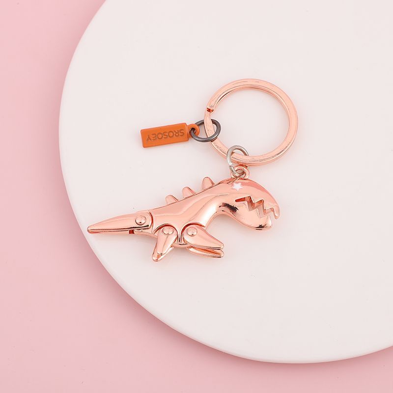 Suede Keychain Internet Celebrity Little Dinosaur Pendant Cute Cartoon Car Key Chain Pendant Creative Gift For Women_autovado.com