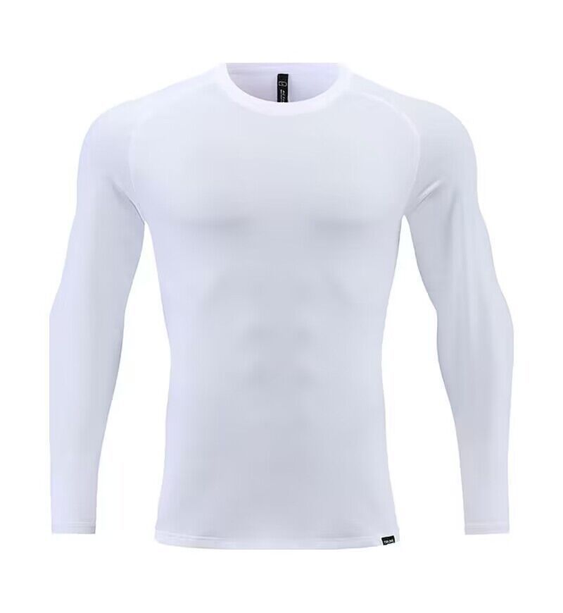 Men's Clothing Long-Sleeved Sports T-Shirt Running Quick-Drying Tights Fitness Breathable Training Outdoor Clothing Round Neck Sweatshirt_autovado.com