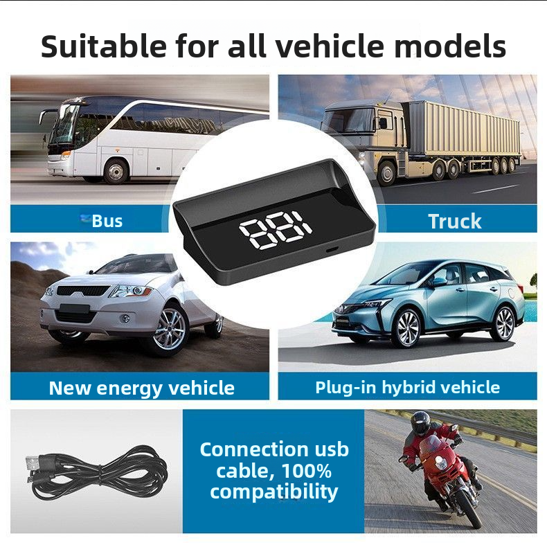 2025 DVR Automatic Update Universal Car Electronic Dog GPS Beidou HUD Lift Hy7_autovado.com