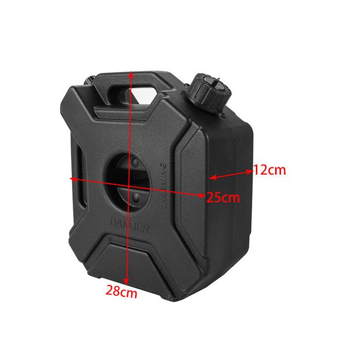3L 5L Car Motorcycle Plastic Tank Spare Oil Refueling Can Gasoline Jug Motorbike Travel Self-Driving Auxiliary Fuel_autovado.com