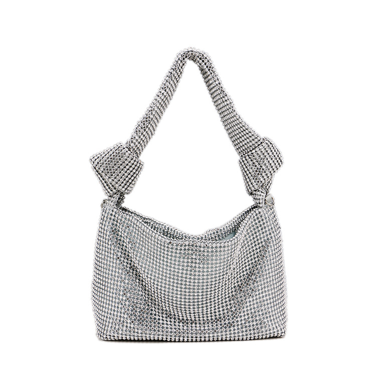 Internet celebrity popular rhinestone handbag dinner bag ladies dress versatile bag European and American banquet evening bag_autovado.com