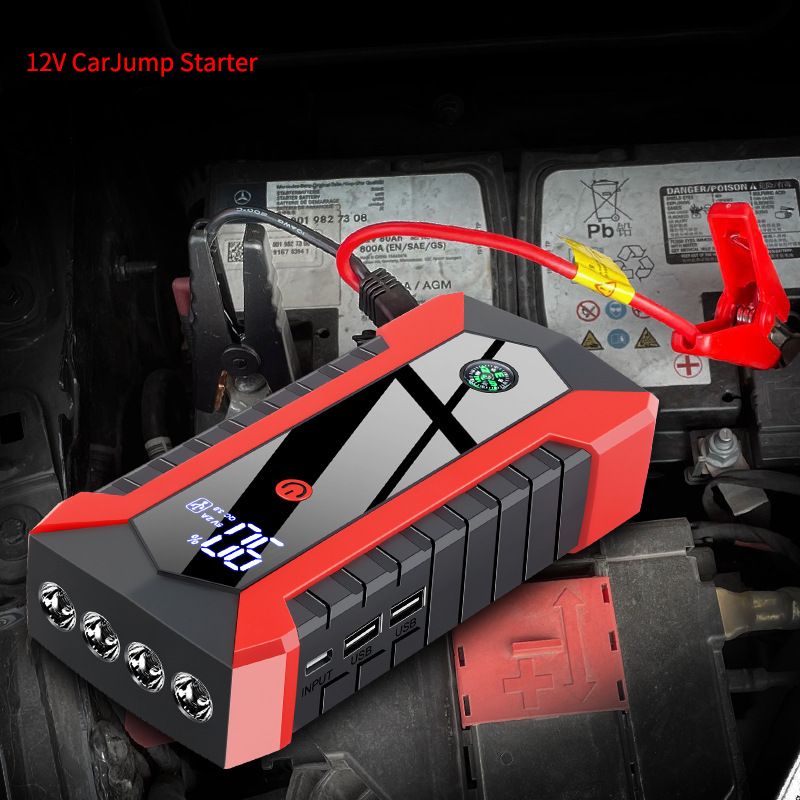 Car Emergency 12V Power Jump Starter Battery Ignition Charging Device_autovado.com