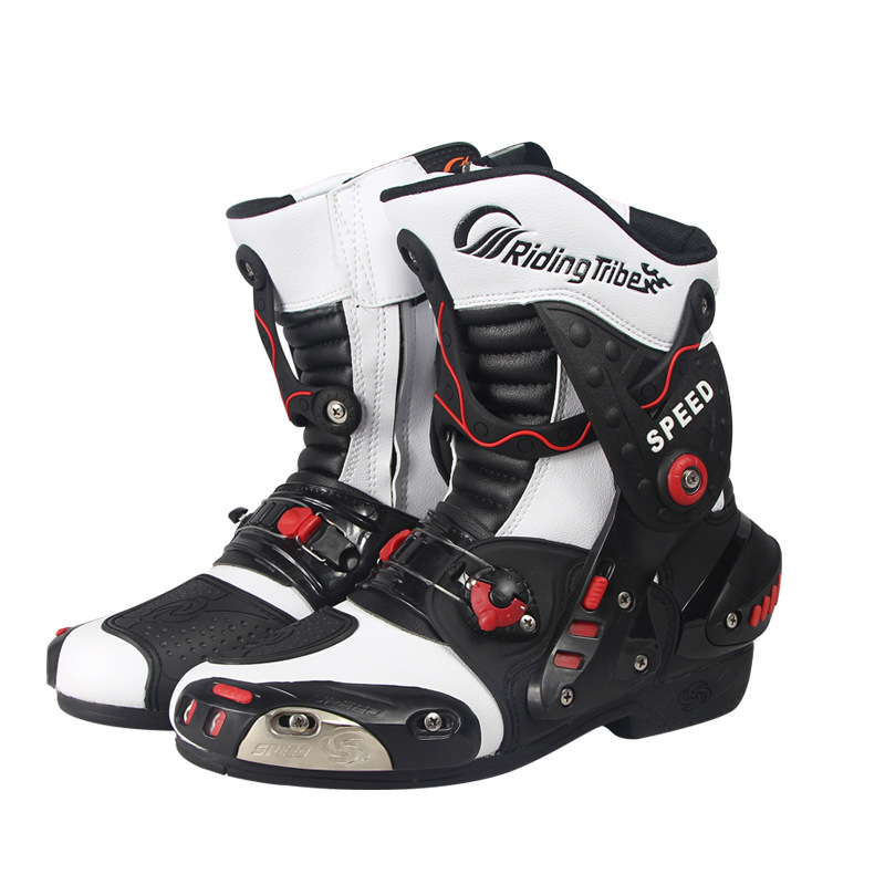 Cycling tribe motorcycle riding shoes racing boots men anti fall off road motorcycle boots motorcycle shoes_autovado.com