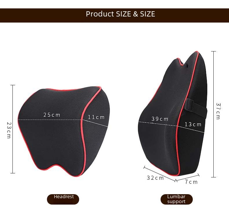 Manufacturers first-hand supply car headrest pillow neck pillow car memory cotton cervical pillow interior supplies wholesale_autovado.com
