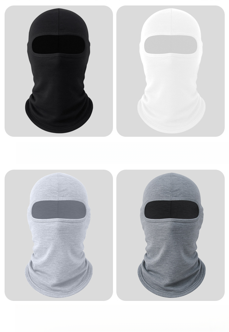 New Cycling Sun Protection Mask Neck Guard Full Cotton Dustproof Breathable Head Cover Sunshade Motorcycle Helmet Liner_autovado.com