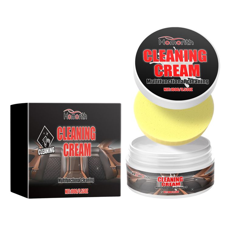 Homonth Cleaning Cream, Sofa Seat Polishing Complementary Color Brightening Scratch Care Repair Cream_autovado.com