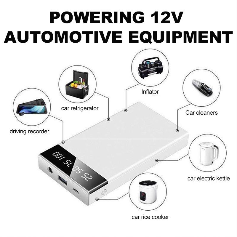 Cheap Portable Jumper Emergency Jump High Tire Air Pump Starter Booster Battery Charger Start Car Mobile Power Bank_autovado.com