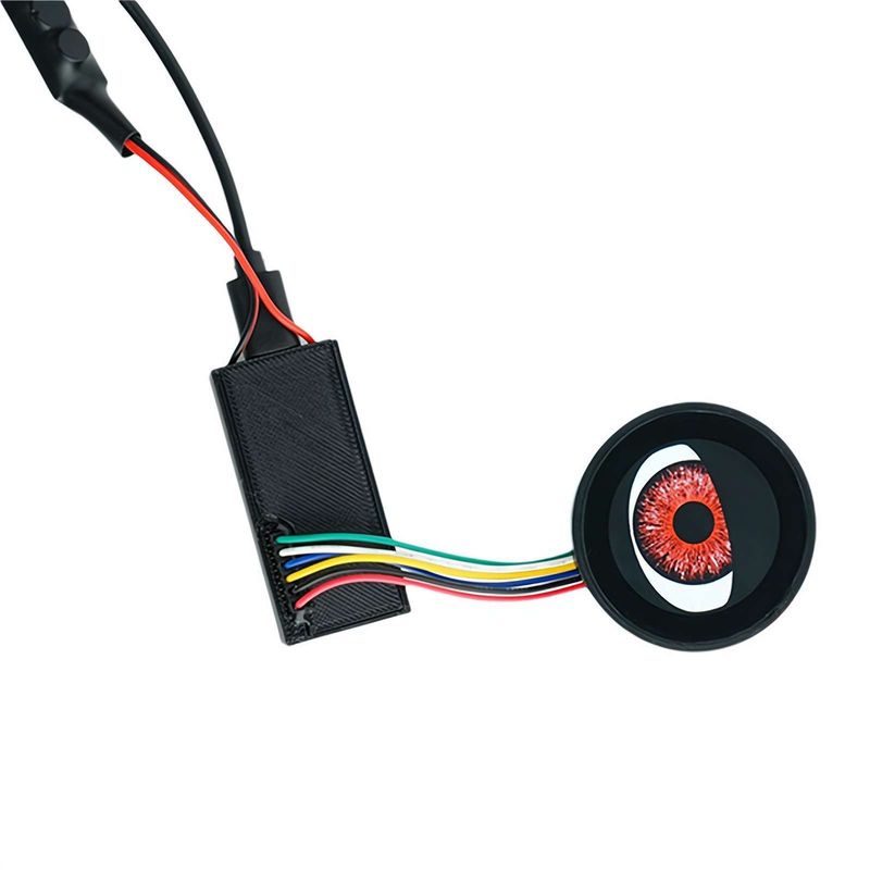 2 Sets Of 9th Electric Car, Devil's Eye Blink Logo, Can Be Installed USB On Any Model With A Hole_autovado.com