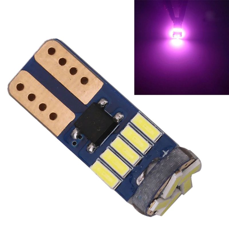 Fuzhongfu T10 4014 W5W LED Canbus Error Free Car Wedge License Plate LED Light Lamp Bulb_autovado.com
