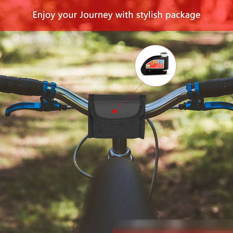Motorcycle Disc Brake Electric Vehicle Bicycle Alarm Lock Smart Anti-theft_autovado.com