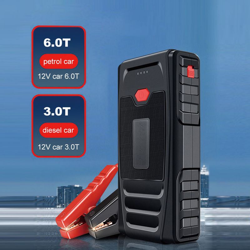 Malaysia Stock MANSOON 12V Jump Starter Booster Portable USB Charger Emergency Power Bank Battery Charge Car Start_autovado.com