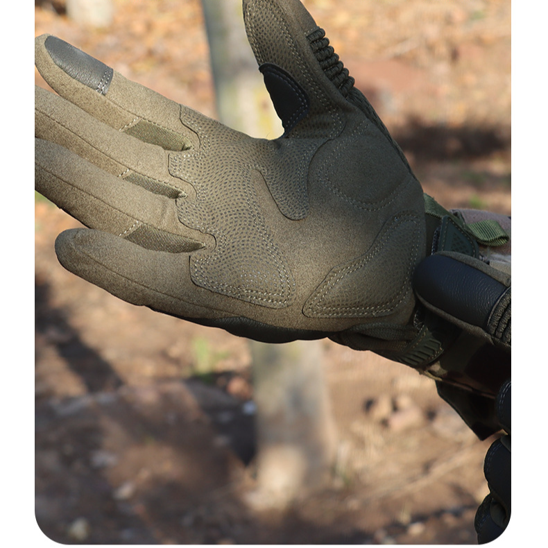 Outdoor sports tactical gloves Riding hard shell all refers to mountain protection special training Combat CS motorcycle gloves equipment_autovado.com