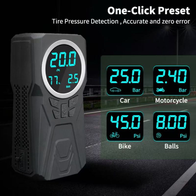 128800mAh 12V Jump Starter Portable Car Air Pump Battery Jumper Power Bank_autovado.com