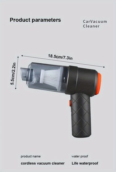 Vacuum Cleaner Car Cleaning High Power Mini Rechargeable Multi Function Blowing And Suction Car Handheld Small Car_autovado.com